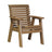 This is the Antique Mahogany colored bench on a white background.