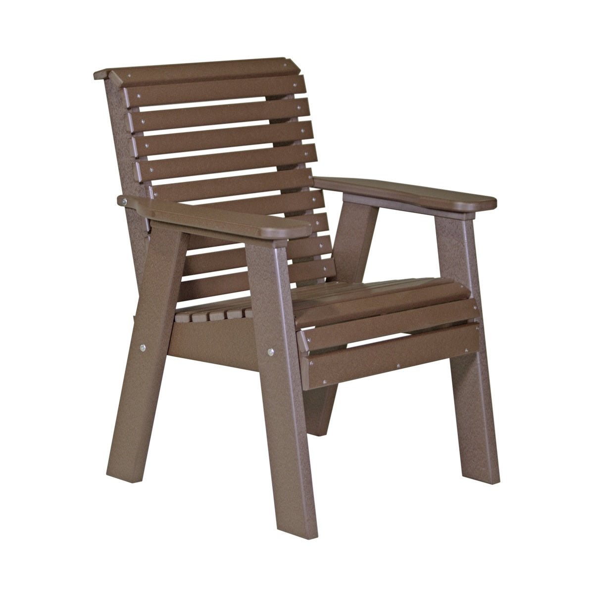 This is the Chestnut Brown colored bench on a white background.
