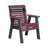 This is the Cherrywood and Black colored bench on a white background.