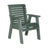 This is the Green colored bench on a white background.