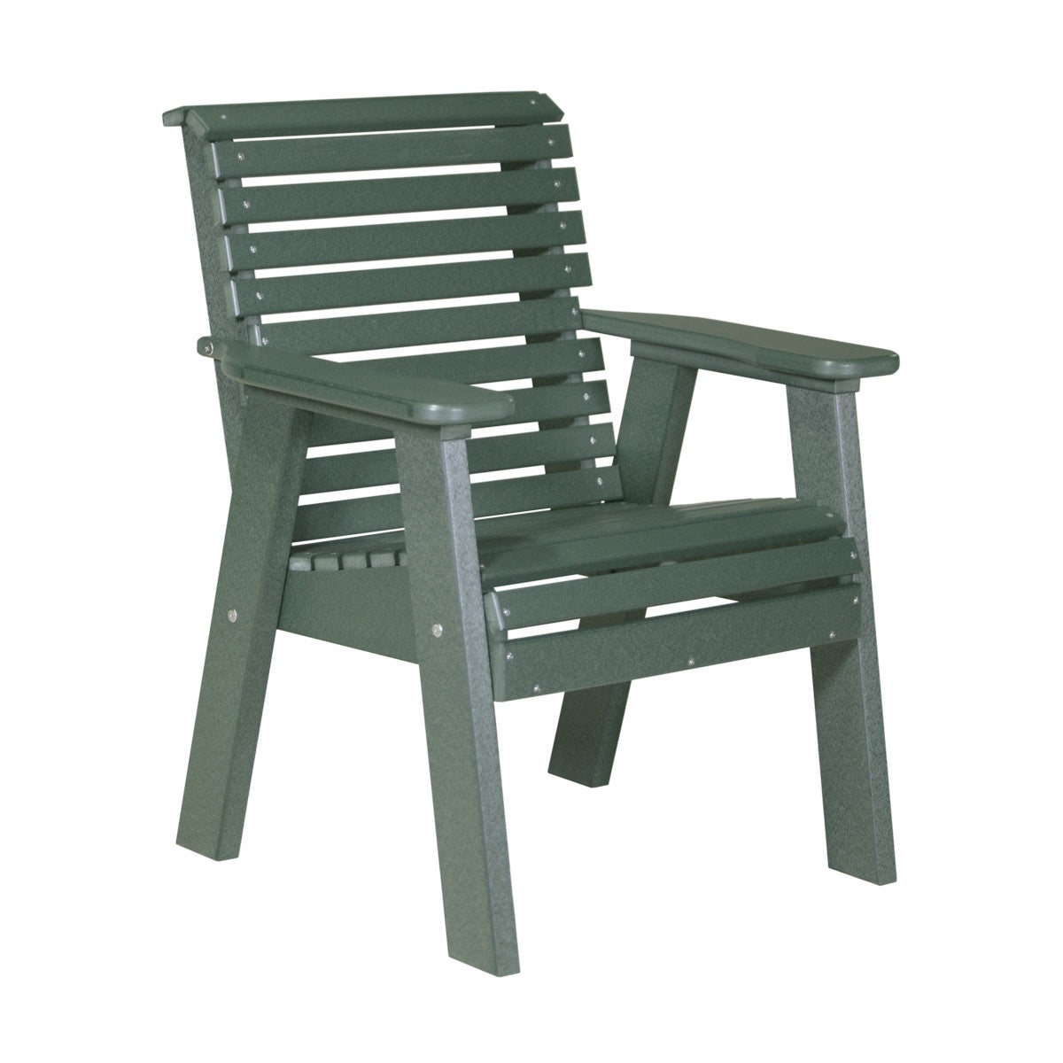 This is the Green colored bench on a white background.