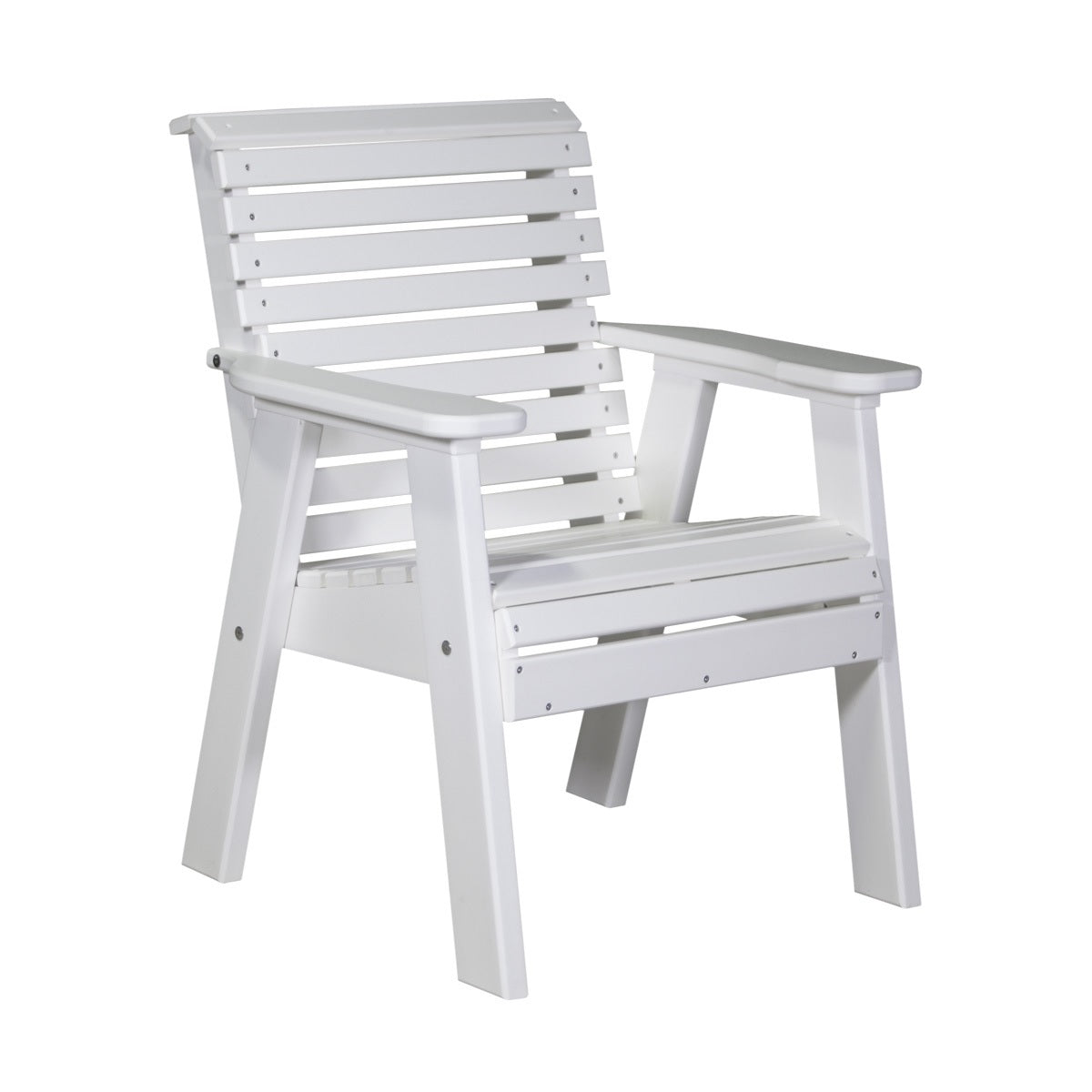 This is the White colored bench on a white background.