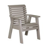 This is the Weatherwood colored bench on a white background.