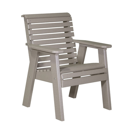 This is the Weatherwood colored bench on a white background.