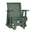This is the Green colored glider chair on a white background.