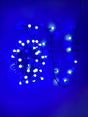 This image shows the blue and white LED option all lit up.