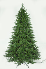 Artificial tree with the lights off.