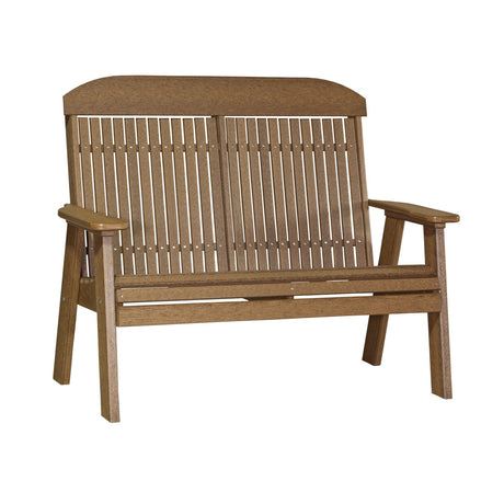 This is the Antique Mahogany colored bench on a white background.