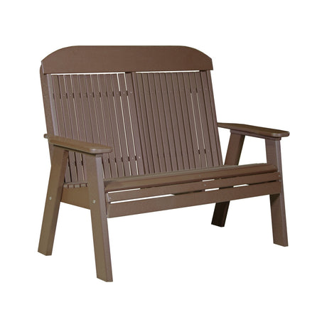 This is the Chestnut Brown colored bench on a white background.