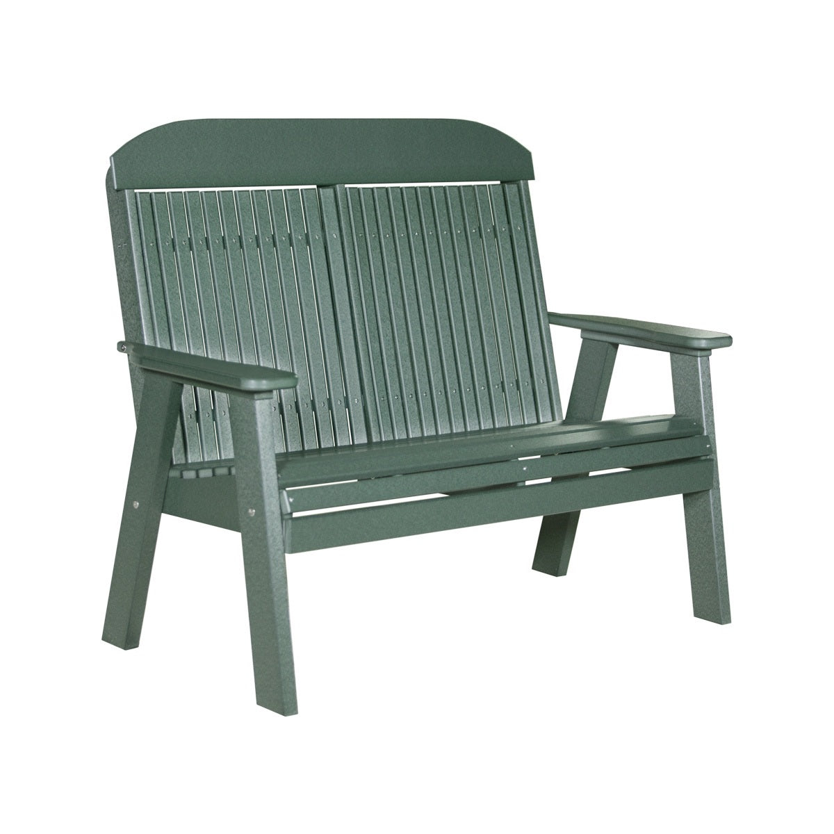 This is the Green colored bench on a white background.