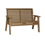 This is the Antique Mahogany colored bench on a white background.