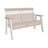 This is the Birch and White colored bench on a white background.