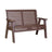 This is the Chestnut Brown colored bench on a white background.