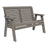 This is the Coastal Gray colored bench on a white background.