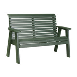 This is the Green colored bench on a white background.