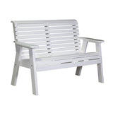 This is the White colored bench on a white background.