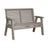 This is the Weatherwood colored bench on a white background.