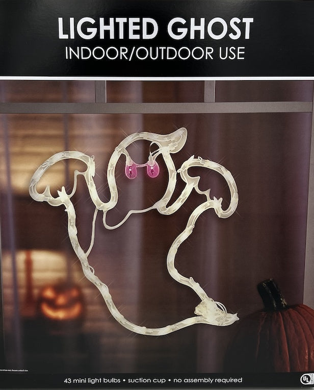 Halloween Lighted Ghost Ornamental Silhouette | Halloween Ghosts