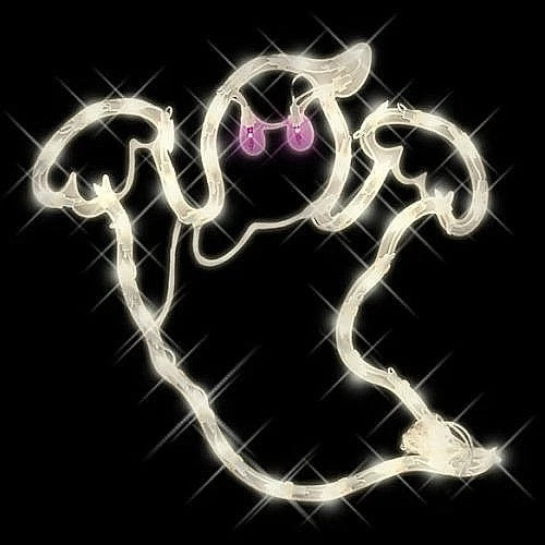 Halloween Lighted Ghost Ornamental Silhouette | Halloween Ghosts