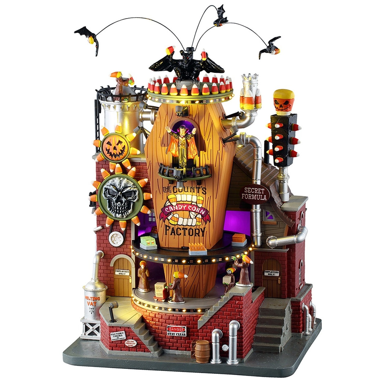 NEW Lemax Spooky Town The Count's Candy Corn Factory #55299