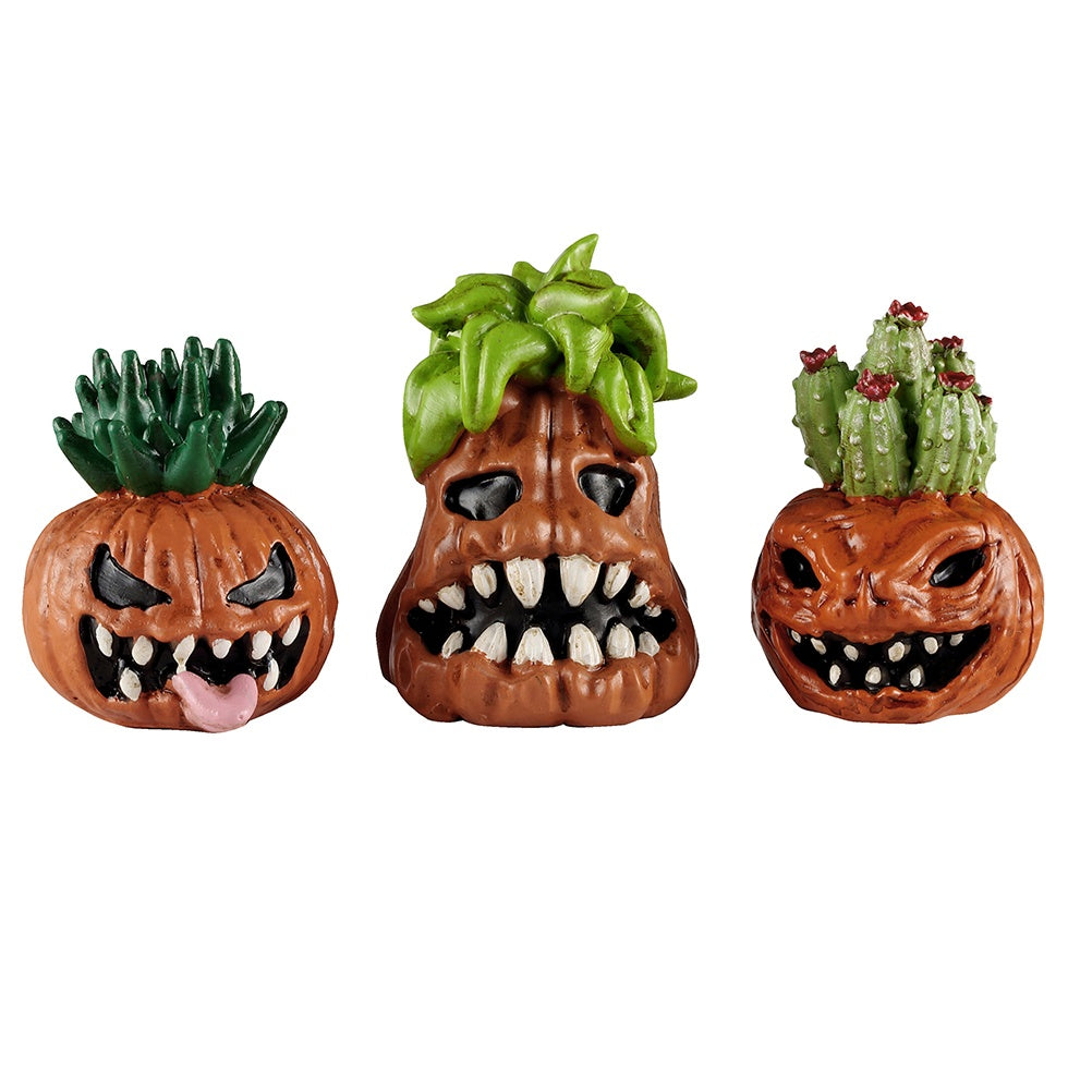 NEW Lemax Spooky Town Toothy Pumpkins, Set of 3 #64630 – American Sale