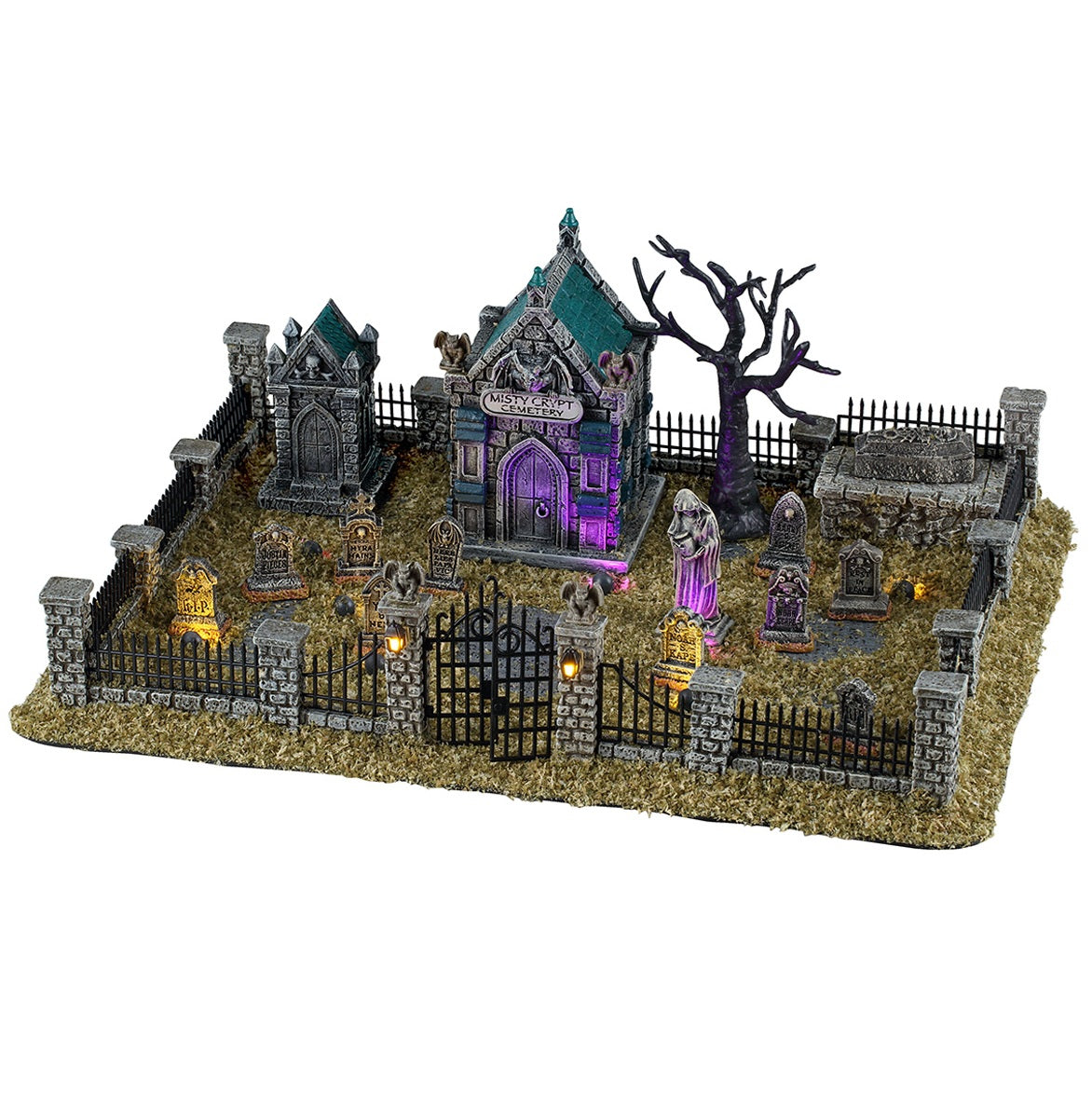 Lemax Spooky Town Misty Crypt Graveyard #64633 | 2026 Lemax