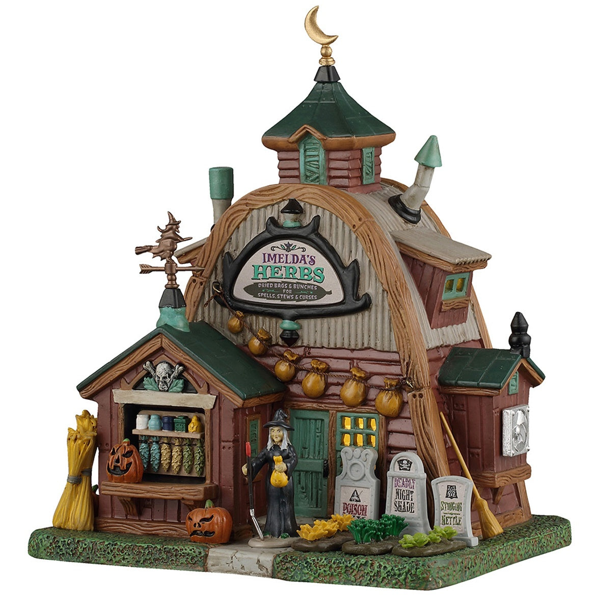 Lemax Spooky Town Imelda's Herbs #65502 | Halloween Lemax