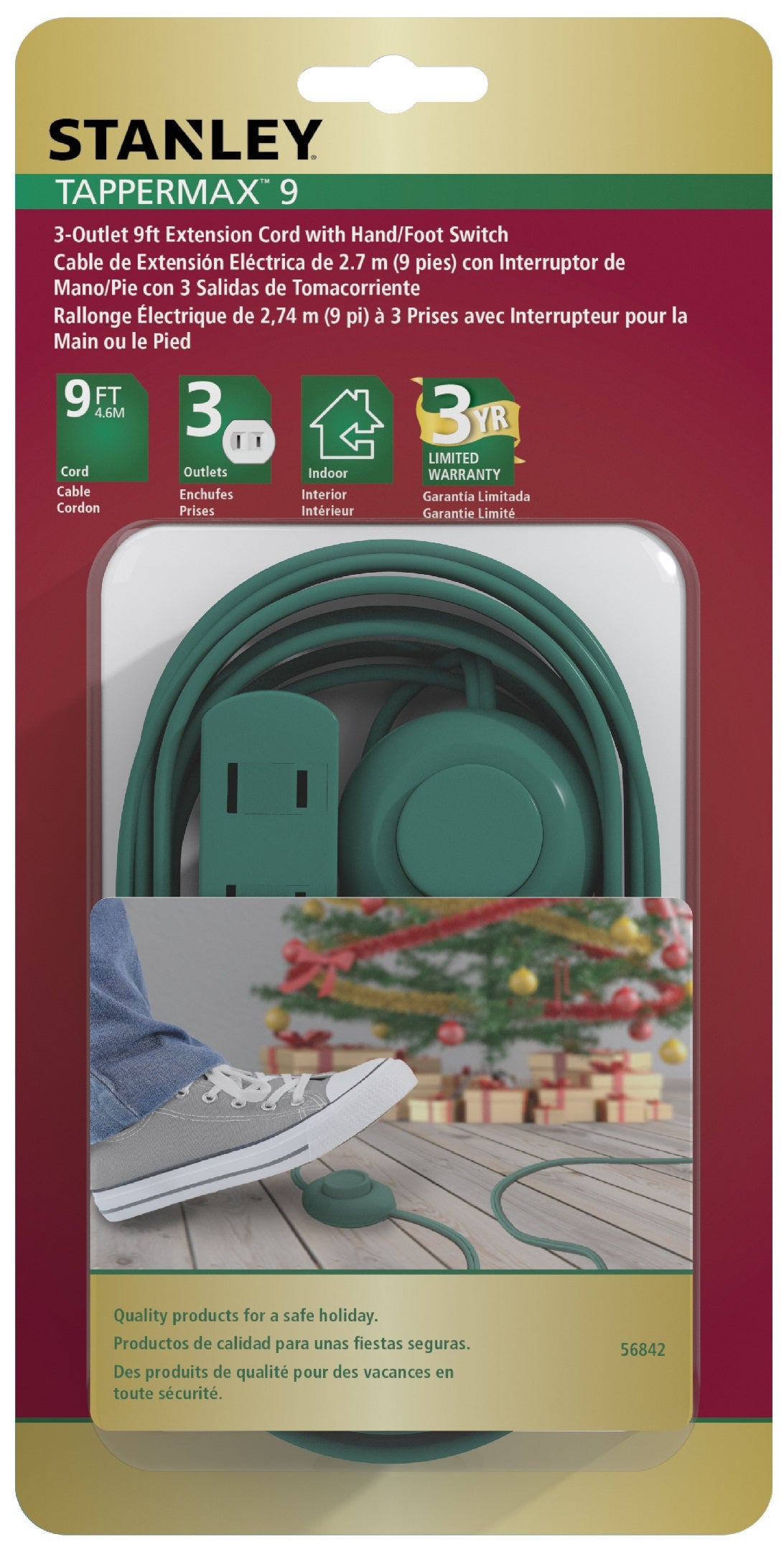 Stanley TapperMax 9 Foot Tapper Extension Cord – American Sale