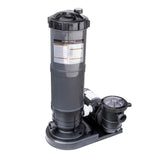 This image shows what the pool filter cartridge looks like on a white background.