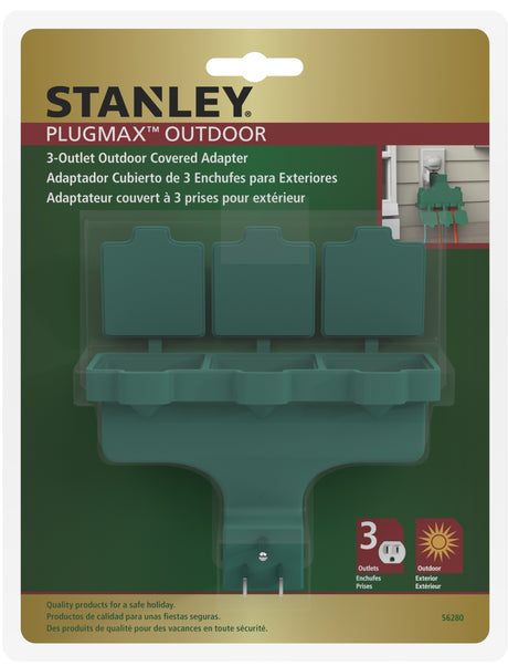 Stanley 3-Power Outlet PlugMax Outdoor Adapter