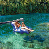 Floating pool recliner.