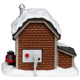 This image shows what the back of the building looks like. You can see the On/Off switch.