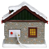 This image shows what the back of the building looks like. You can see the On/Off switch.