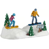 NEW 2026 Lemax Vail Village Table Accent: Snowboarding Practice #63821