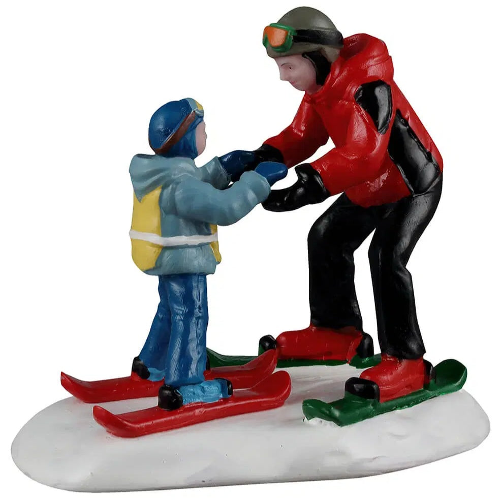 NEW 2026 Lemax Vail Village Figurine: Ski Slope Lesson #62627