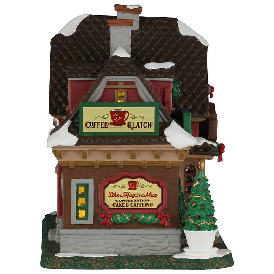 NEW 2026 Lemax Caddington Village Lighted Building: Coffee Klatch #65541