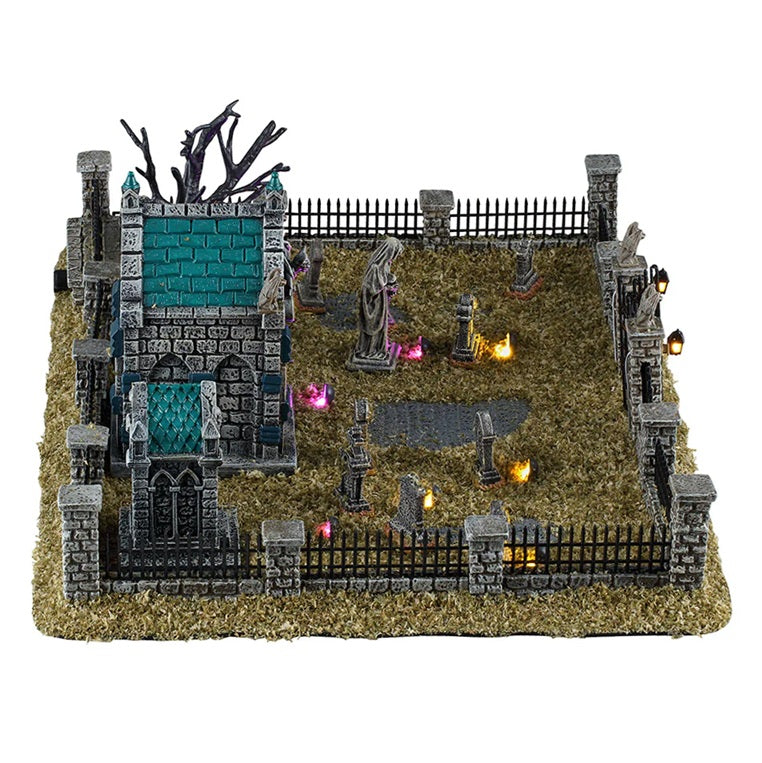 Lemax Spooky Town Misty Crypt Graveyard #64633 | 2026 Lemax