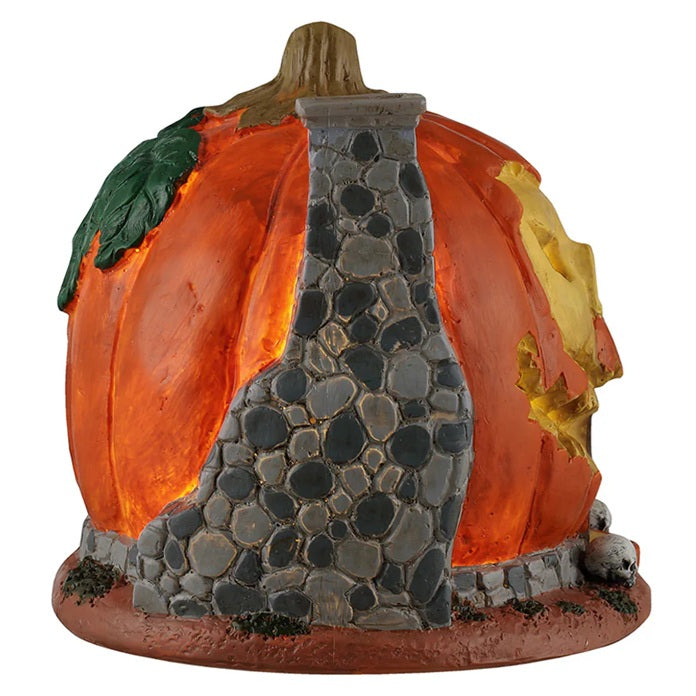 Lemax Spooky Town Pumpkin Skull House #64605 | Lemax Stuff
