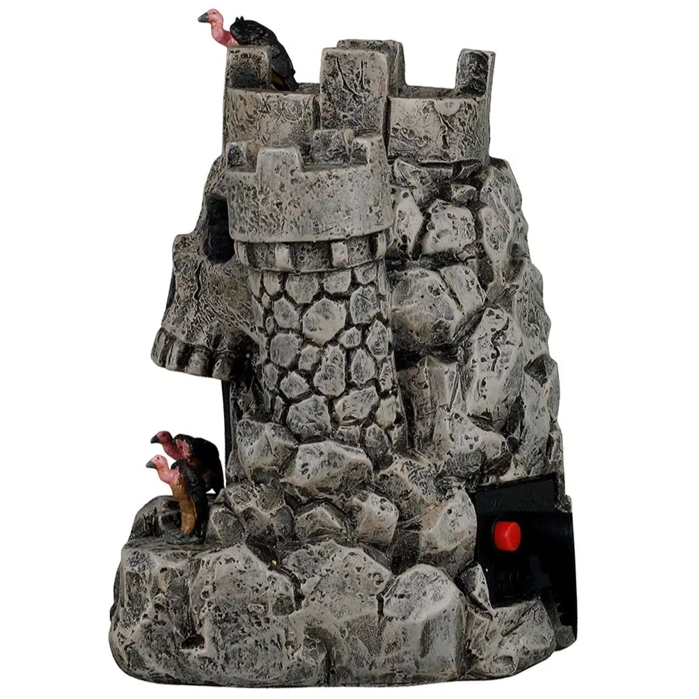 This image shows what the side of the castle looks like.