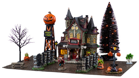 This image shows what this house set looks like when it's set up on a white background.