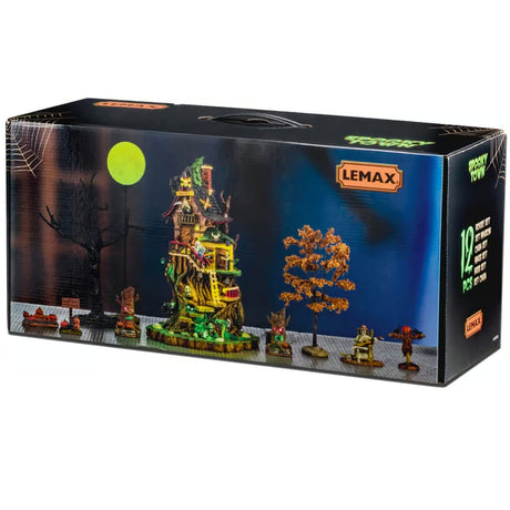 This image shows what this Lemax house set box looks like on a white background.