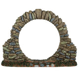 This image shows what this stone gateway looks like from the back.