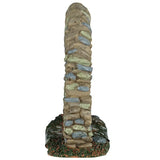 This image shows what this stone gateway looks like from the side.