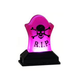 This image shows one of the light-up tombstones on a white background.