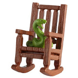 This image shows the rocking chair with the snake on it.