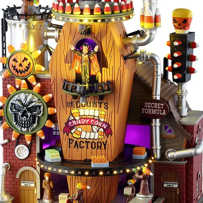 NEW Lemax Spooky Town The Count's Candy Corn Factory #55299