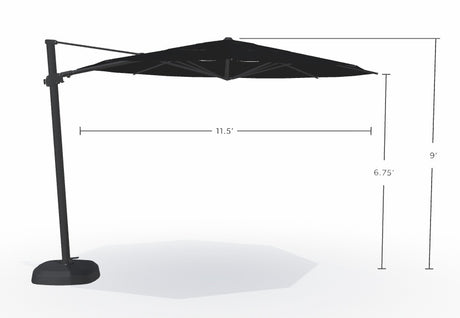 black patio umbrellas on sale Best Choice Products 7.5ft Heavy-Duty Round Outdoor Market Table Umbrella w/Steel Pole, Push Button Tilt, Easy Crank Lift this umbrella boasts an aluminum pole with a stunning woodgrain finish Patio Umbrellas | Outdoor Umbrella