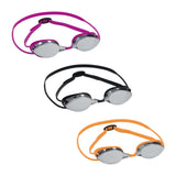 This image shows all three of the color options available for these goggles on a white background.
