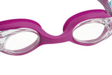This is an up close view of the magenta eyecups on these goggles.