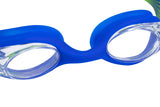 This is an up close view of the blue eyecups on these goggles.
